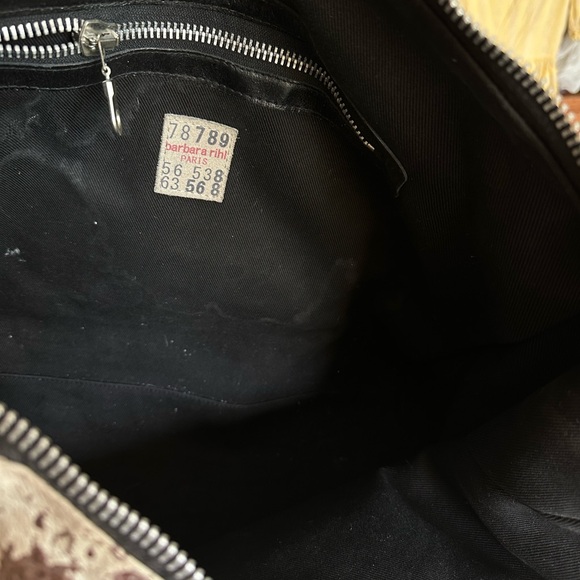 Rare Snakeskin Print Leather Overnight VIP Bag by Barbara Rihl Paris - Picture 7 of 7